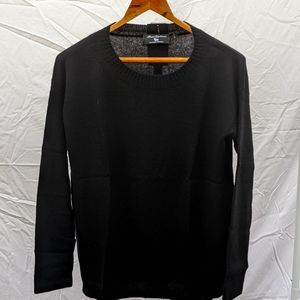 Black Mount Cashmere Scoopneck Sweater